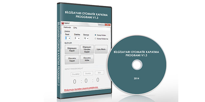 Bilgisayarı Otomatik Kapatma Programı V1.3